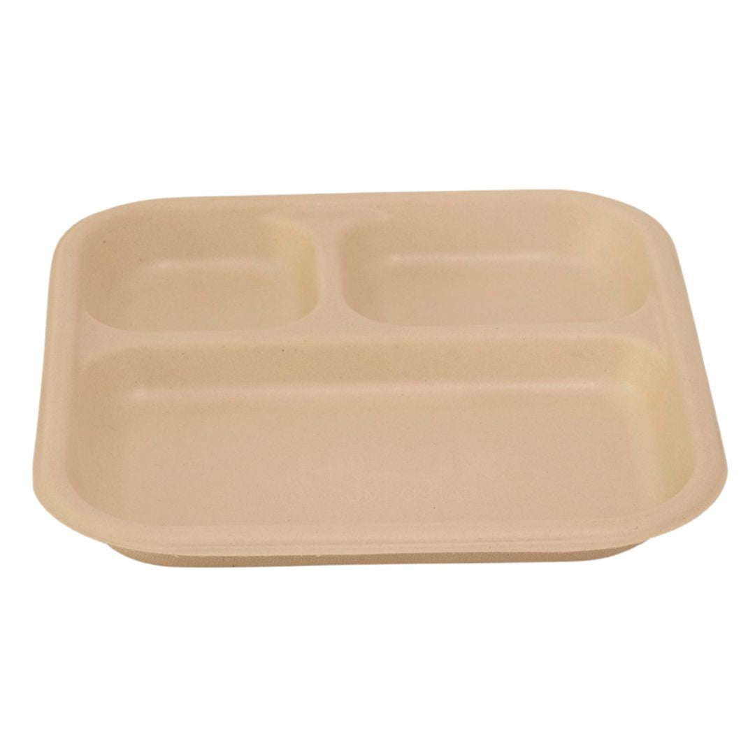 3 Compartment Meal Trays